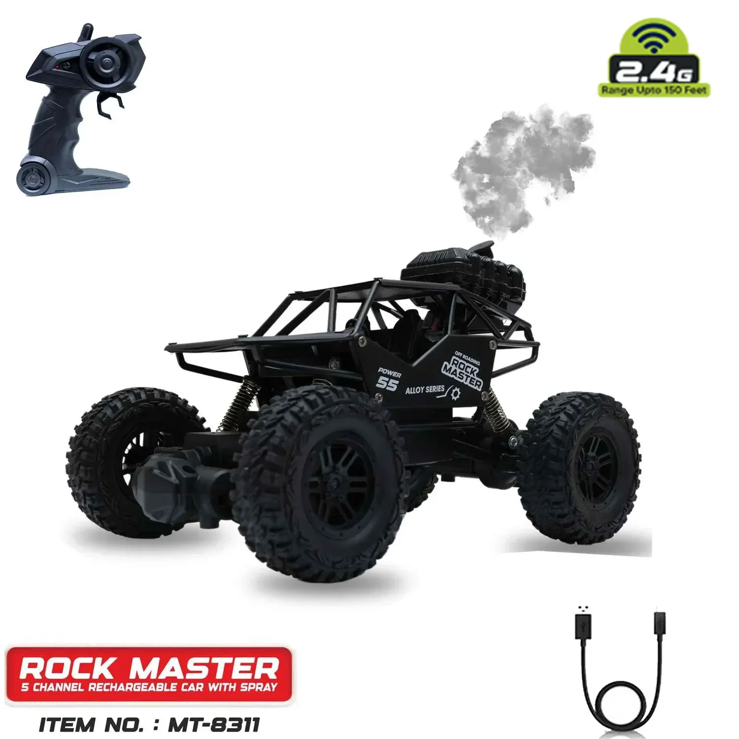 Rock Master Car  with Smoke