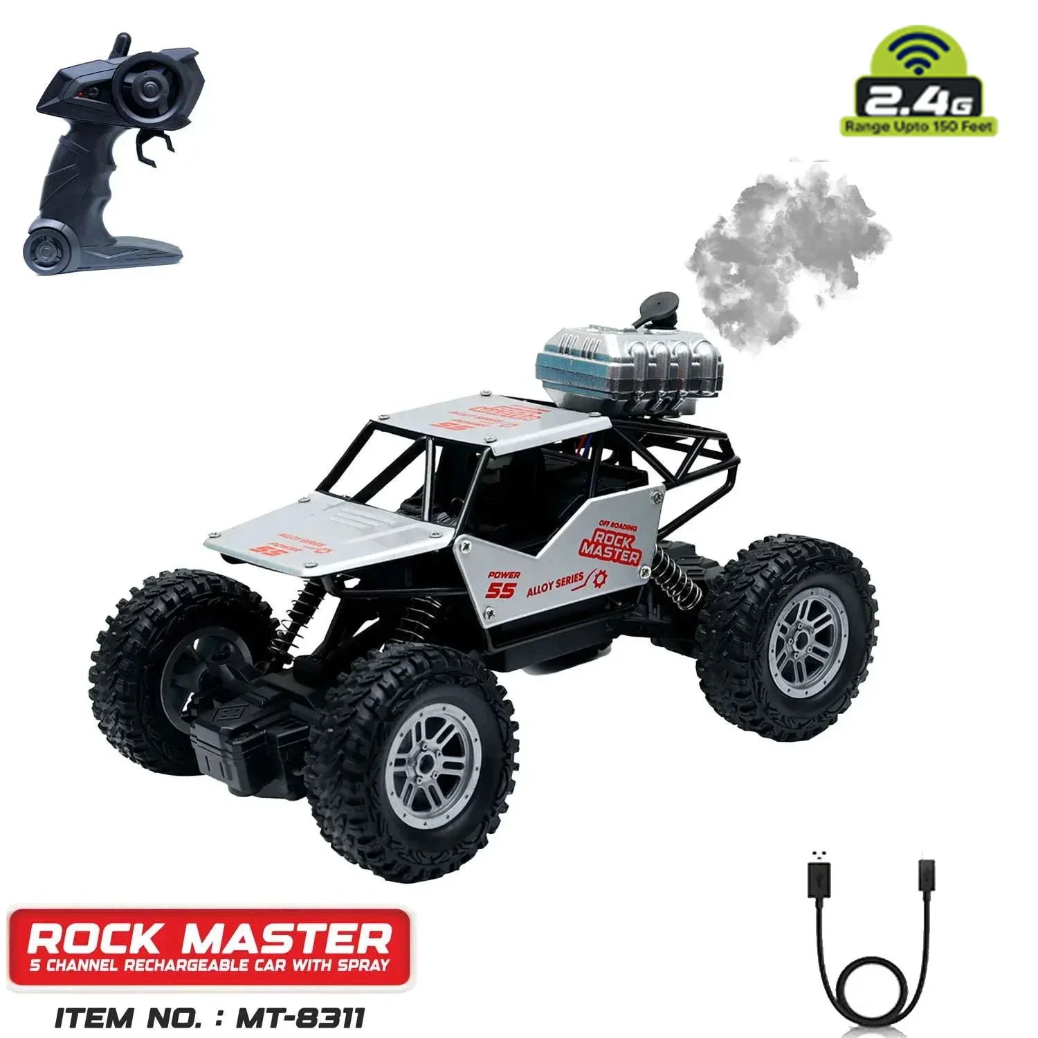 Rock Master Car  with Smoke