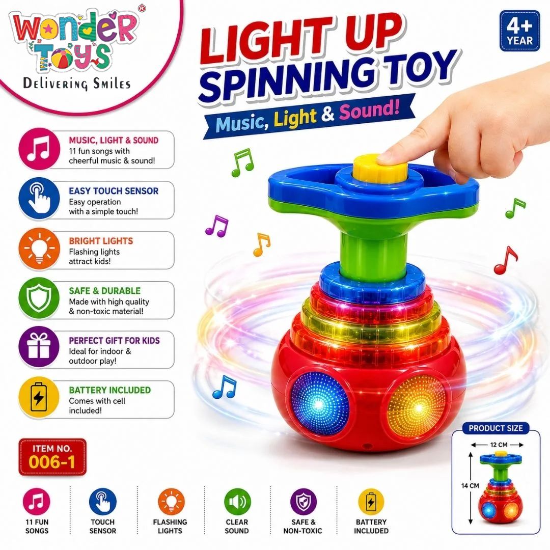 Light Up Spinning Toy