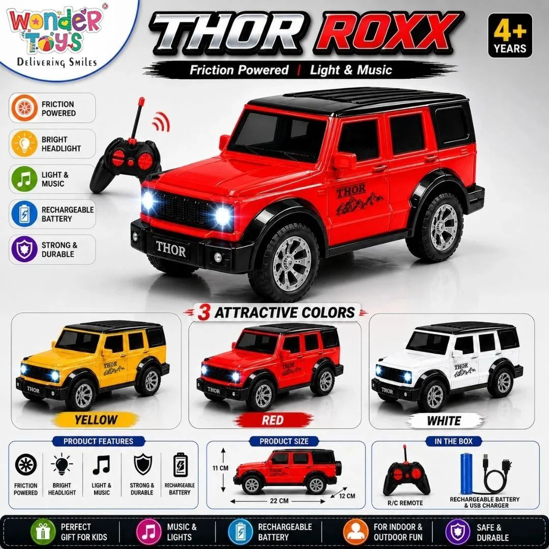 Rechargeable Thar Toy Car with Music