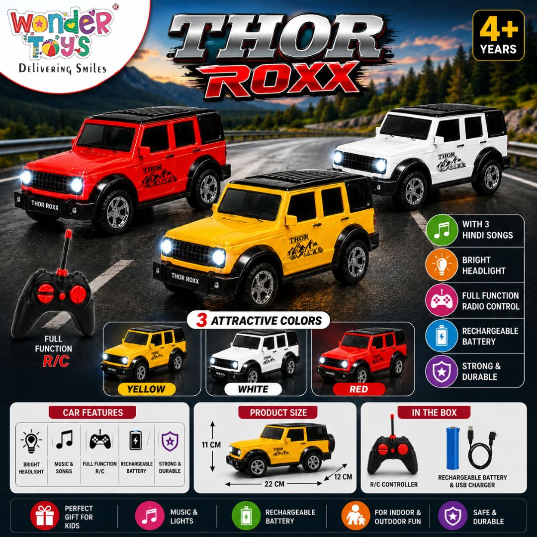 Rechargeable Thar Toy Car with Music