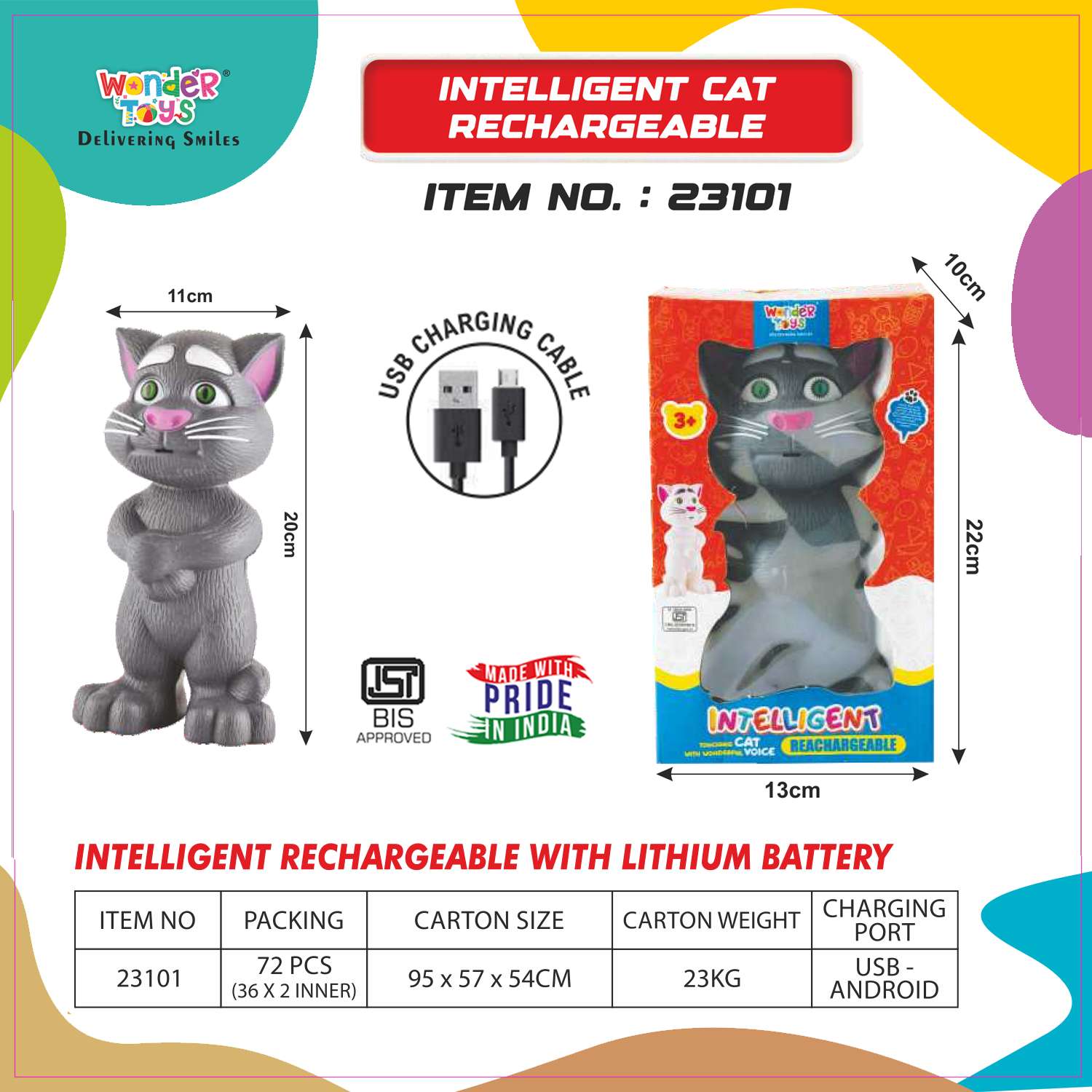 Intelligent Cat Rechargeable