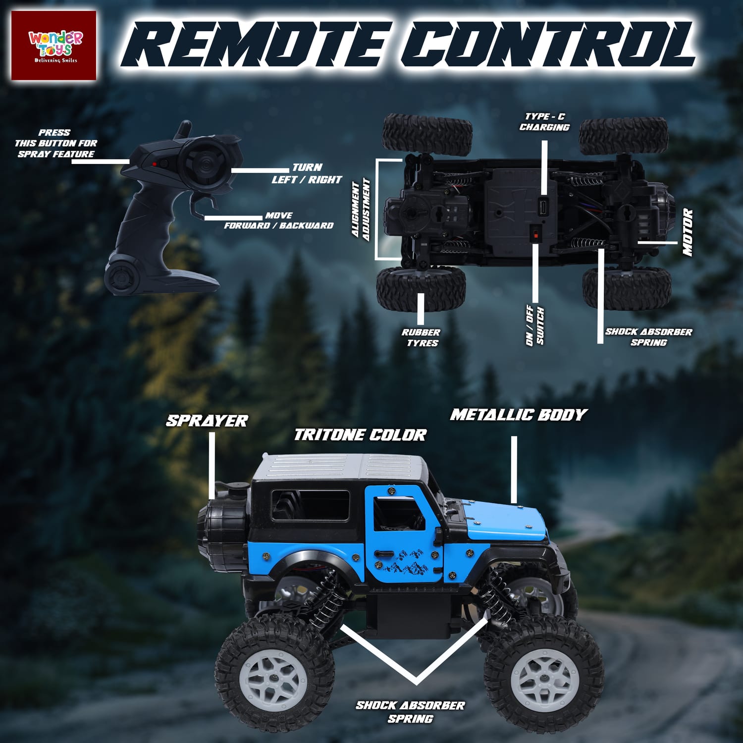 Rock Crawler Maxx Blue