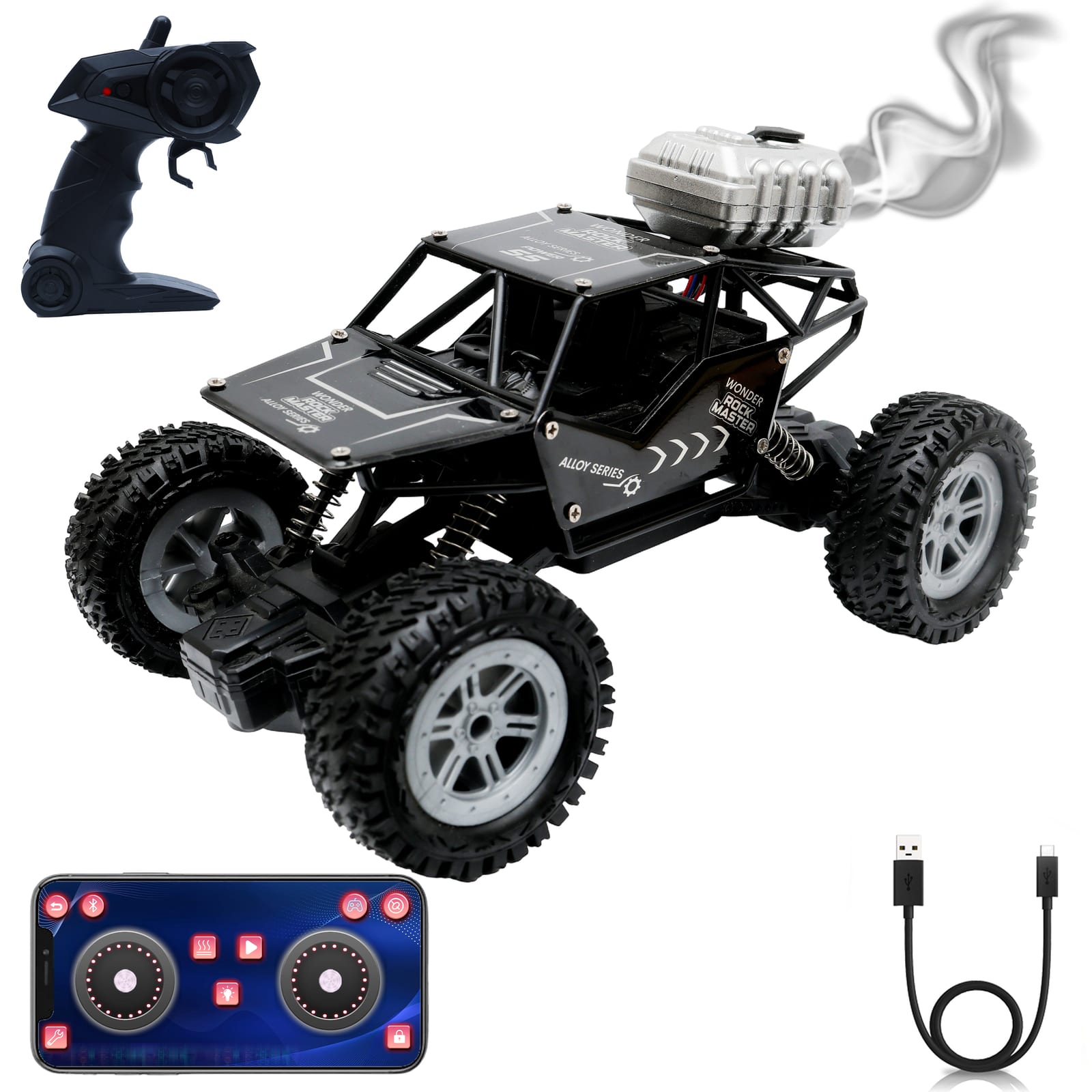 Rock Master Car  with Smoke