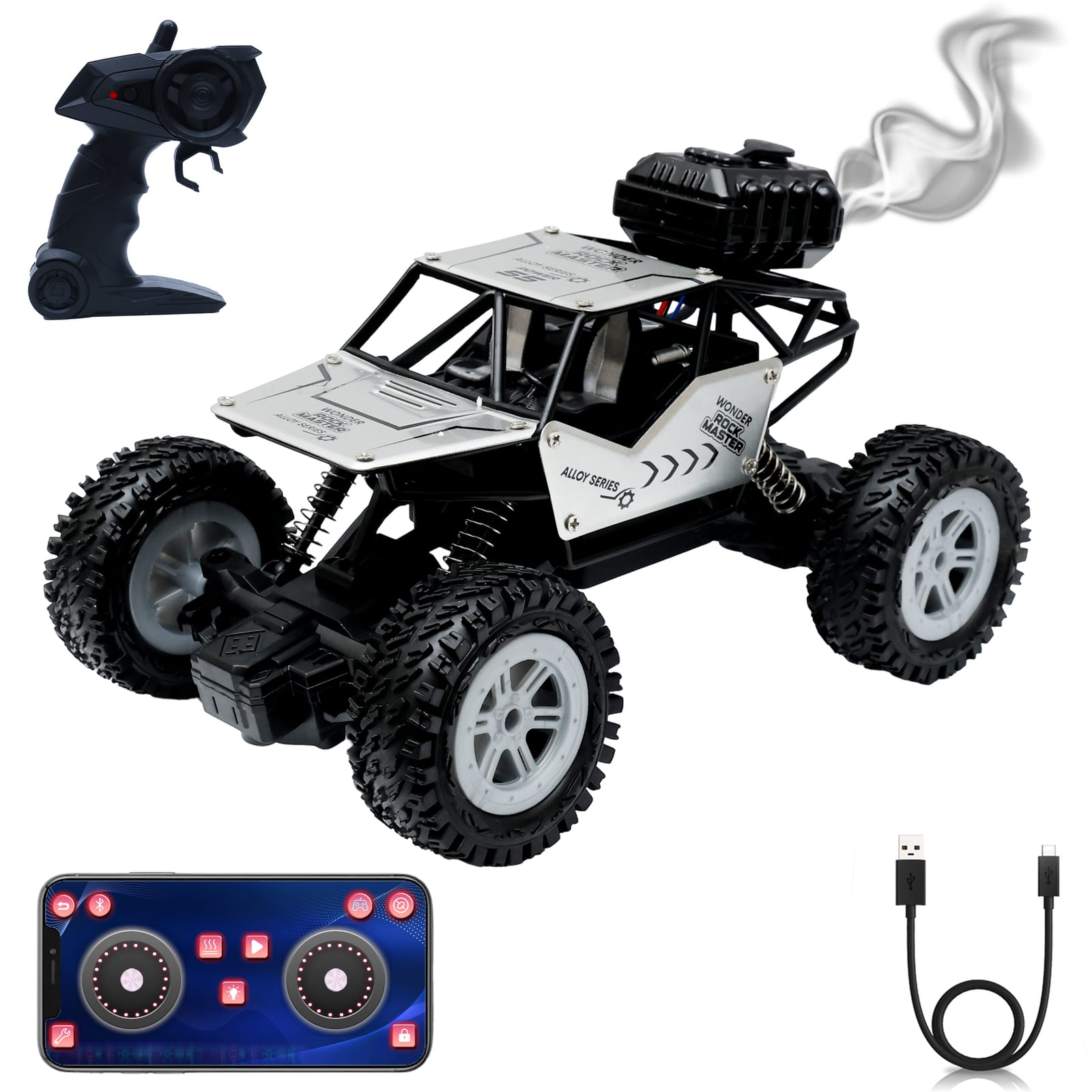 Rock Master Car  with Smoke