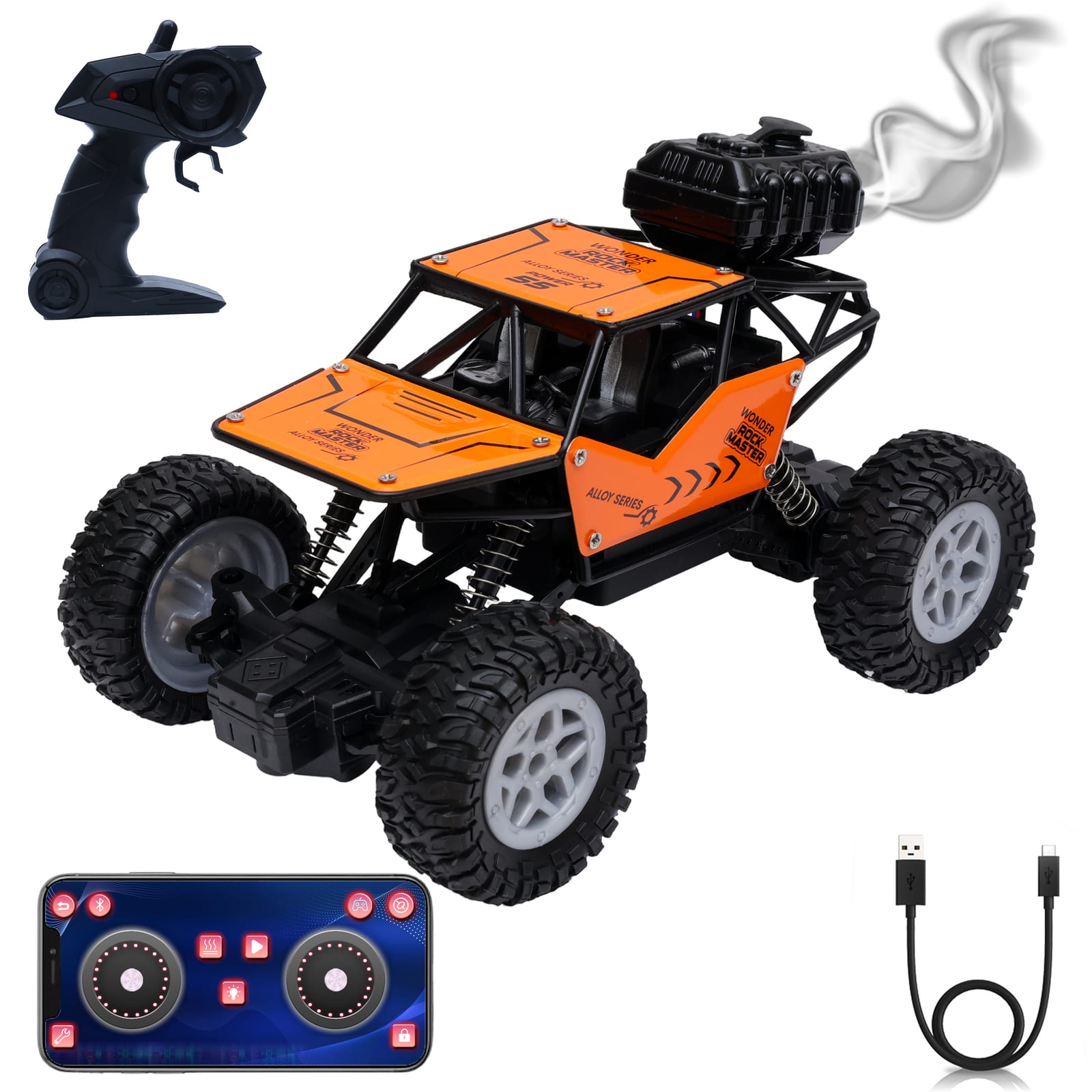 Rock Master Car  with Smoke