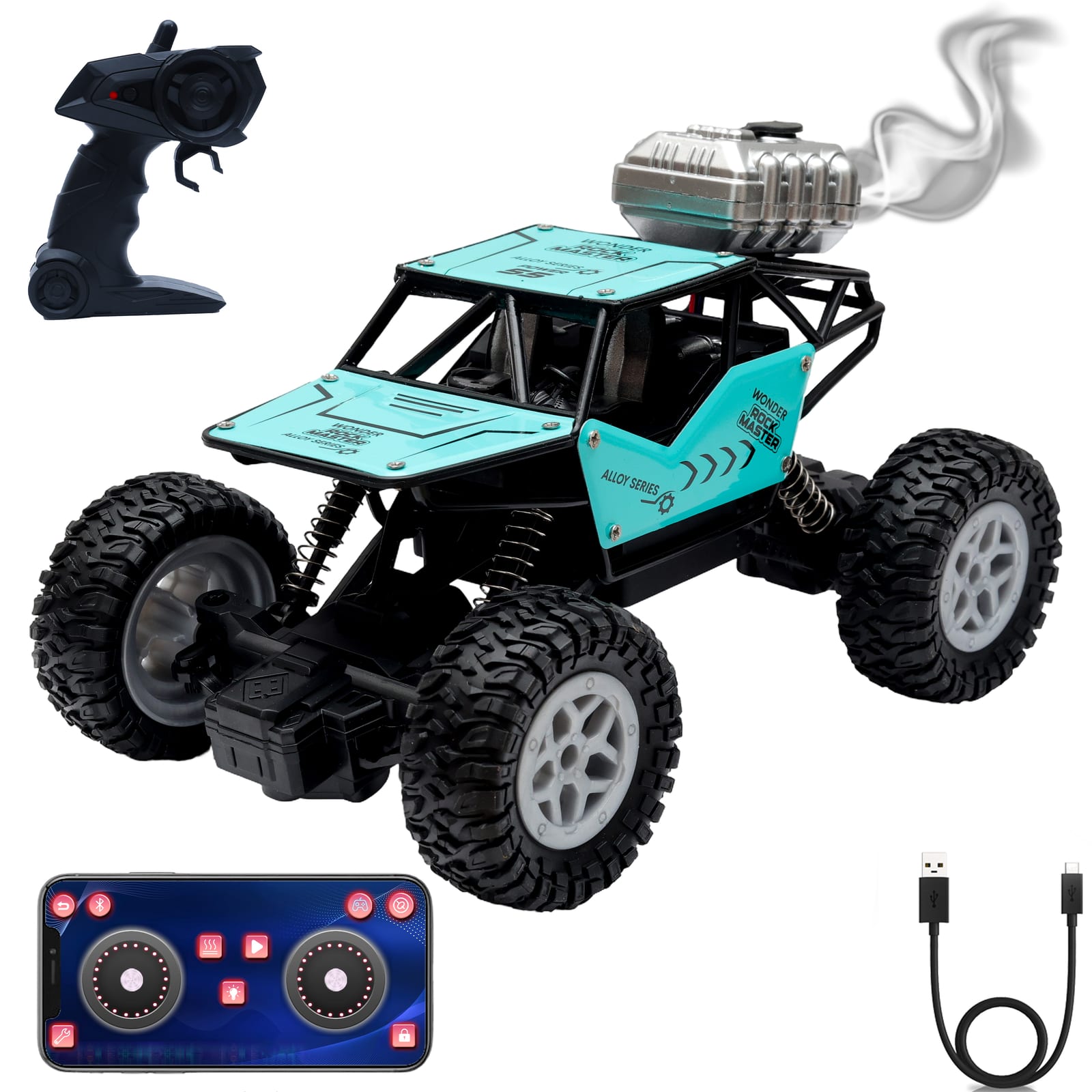 Rock Master Car  with Smoke