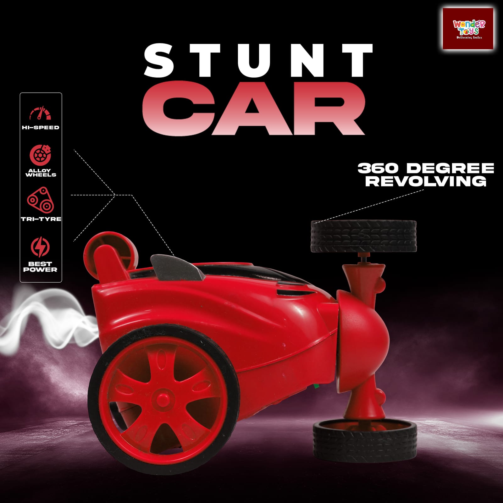 Mini Stunt RC Smoke Car
