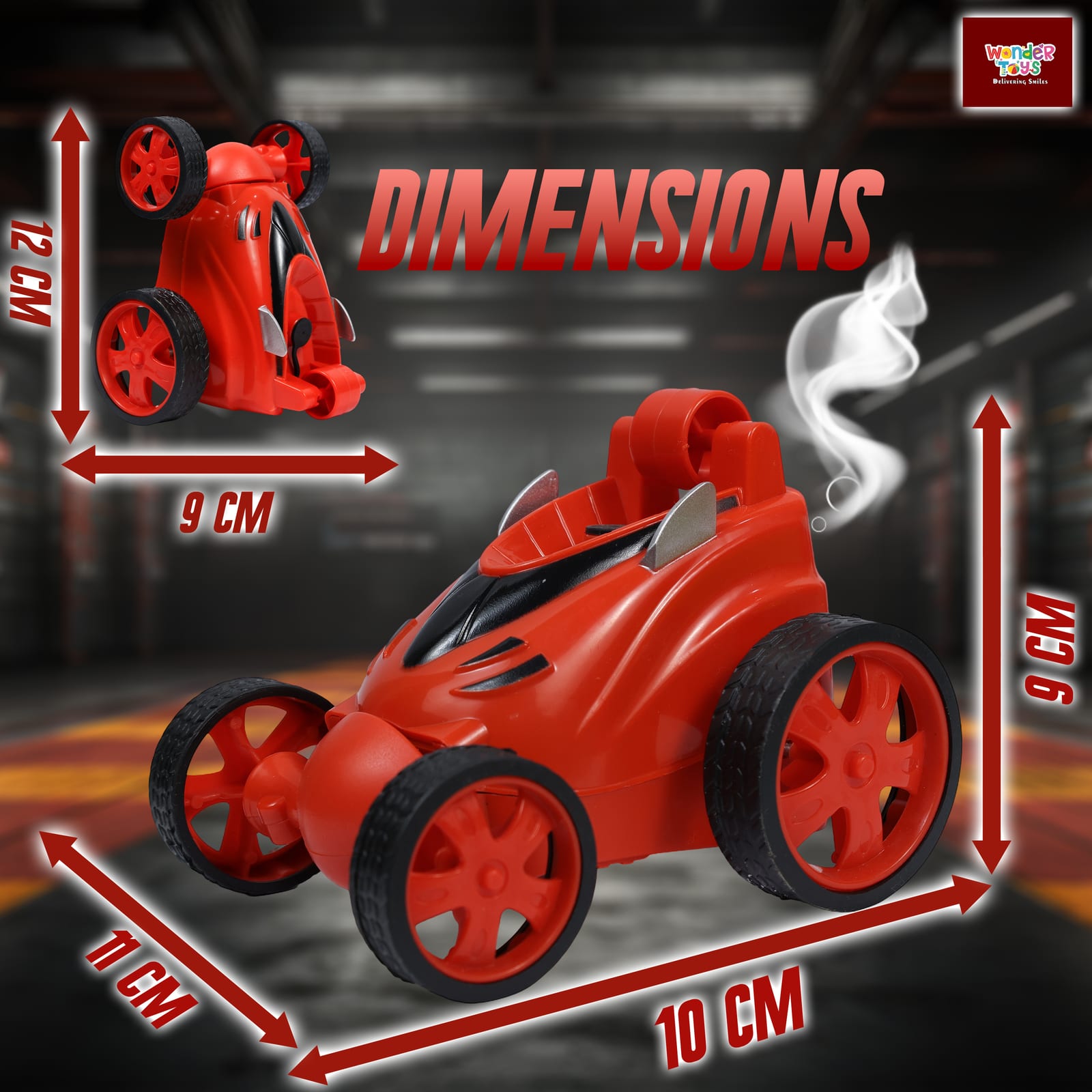 Mini Stunt RC Smoke Car