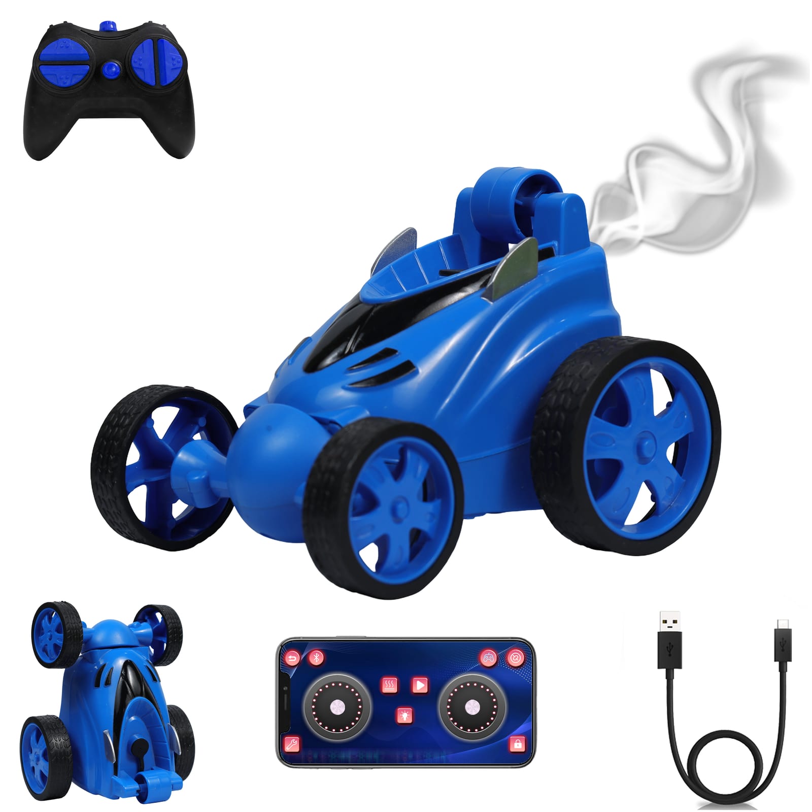 Mini Stunt RC Smoke Car