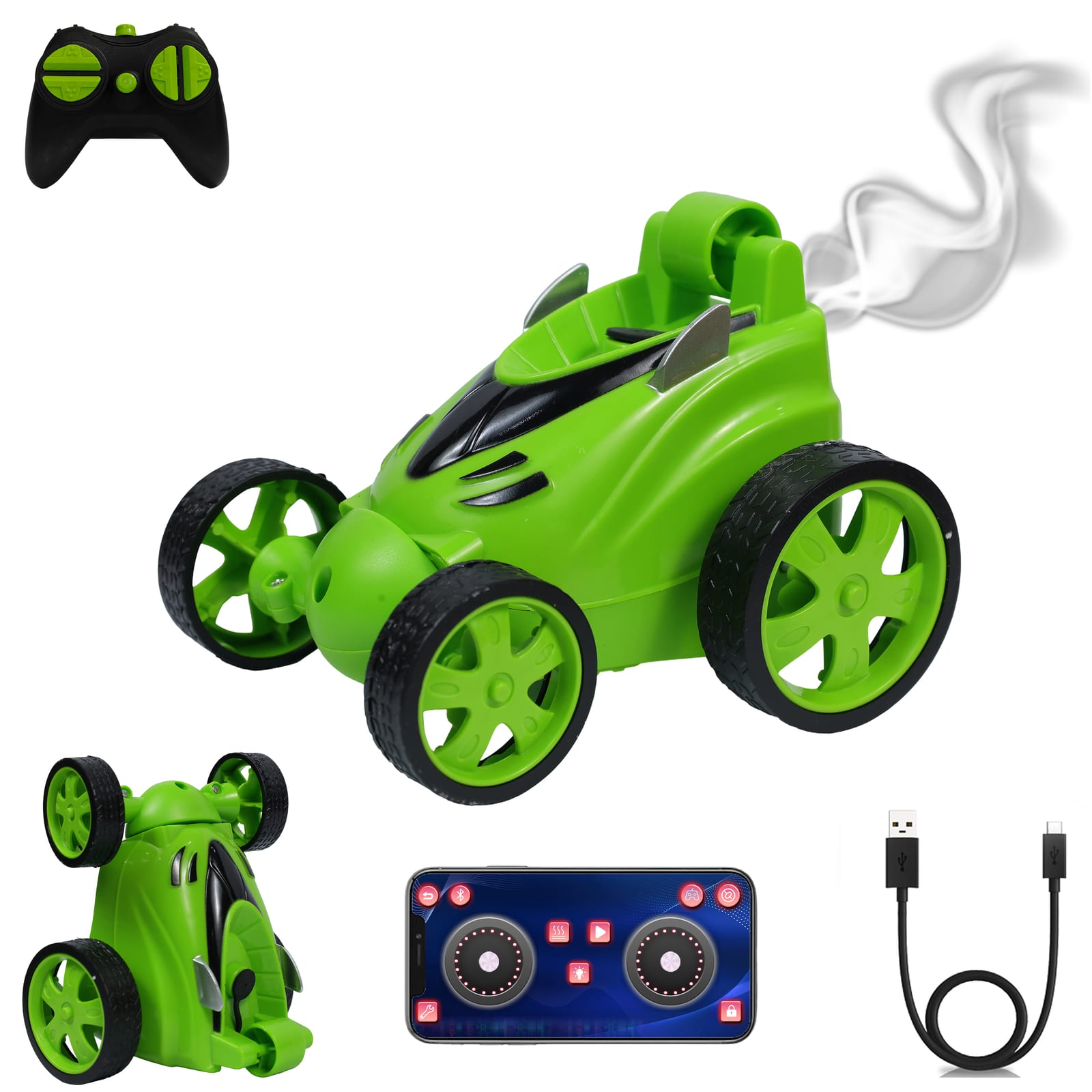Mini Stunt RC Smoke Car