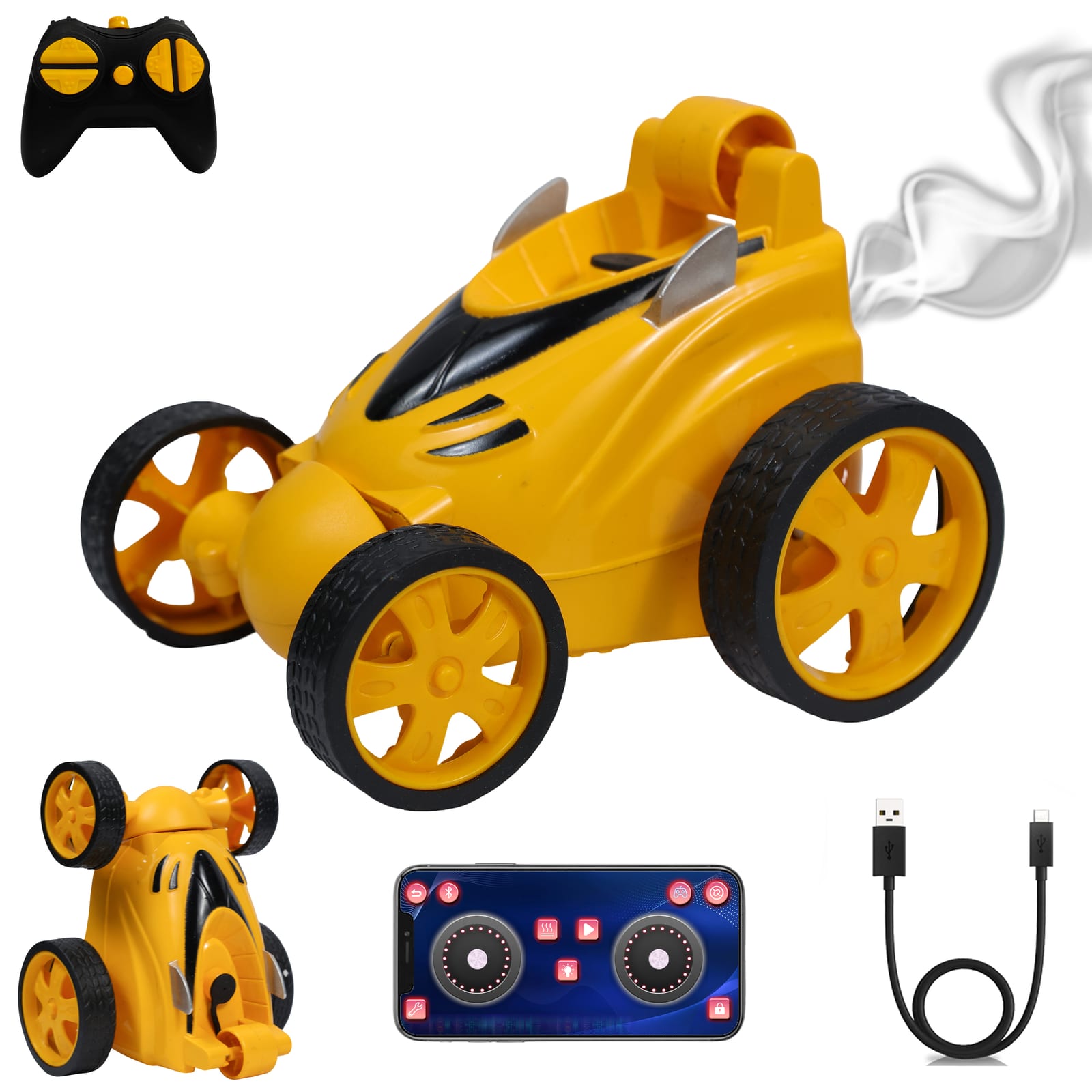 Mini Stunt RC Smoke Car