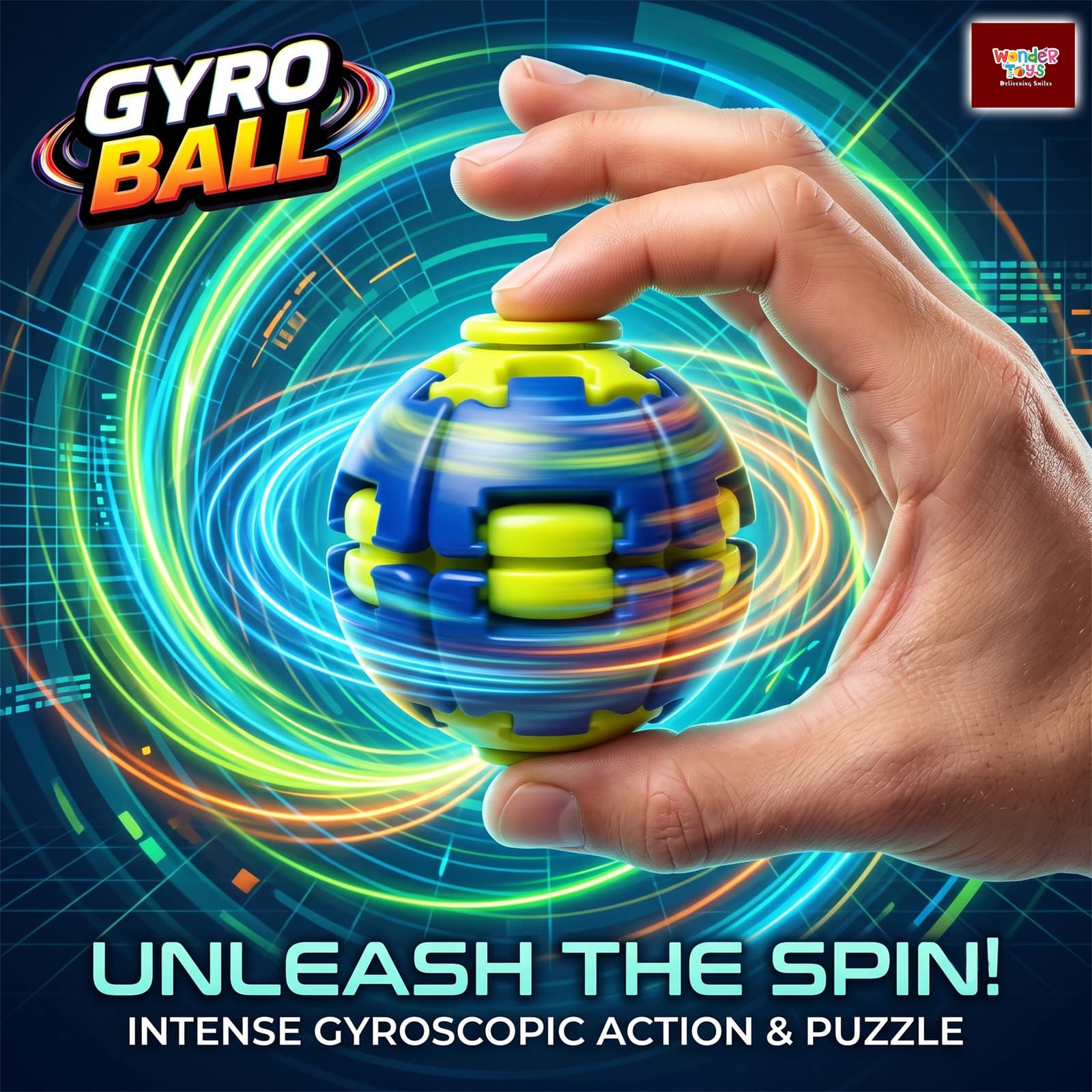 Gyro Ball Spinning Fidget Ball