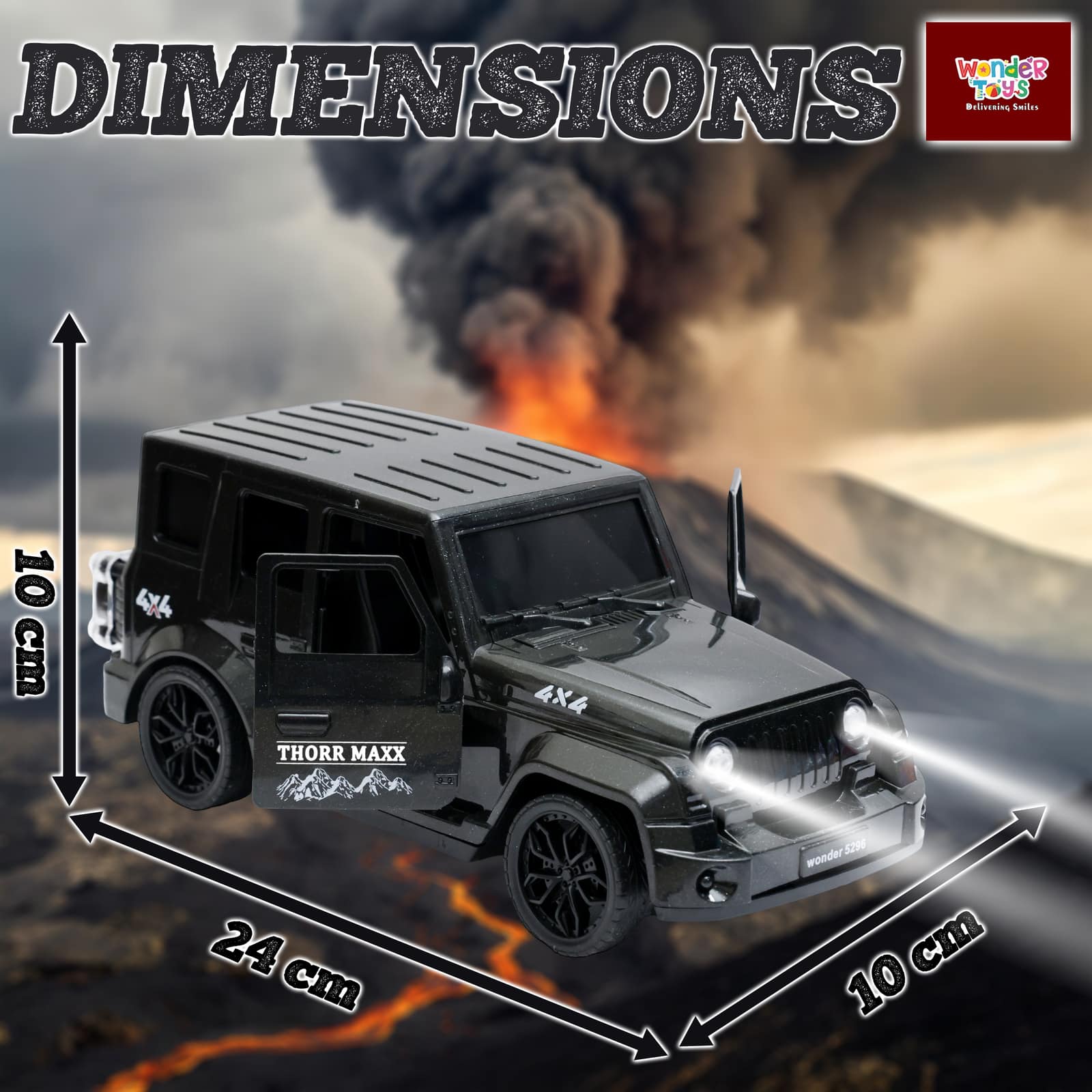 Rechargeable Thar Toy Car with Music