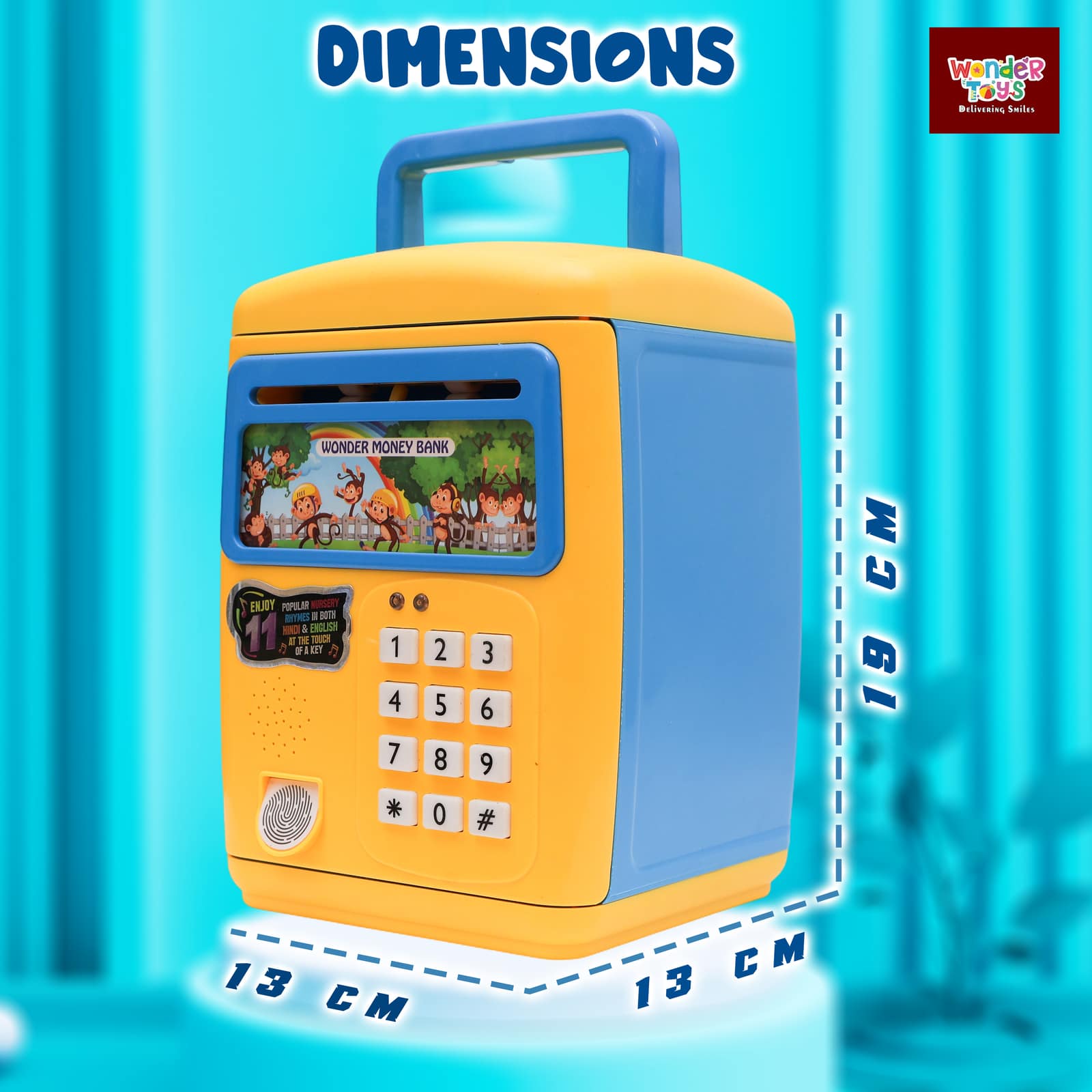 Money Bank With 11 Songs And Finger Touch