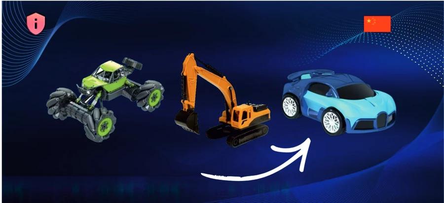 Choosing the car model on the app home screen